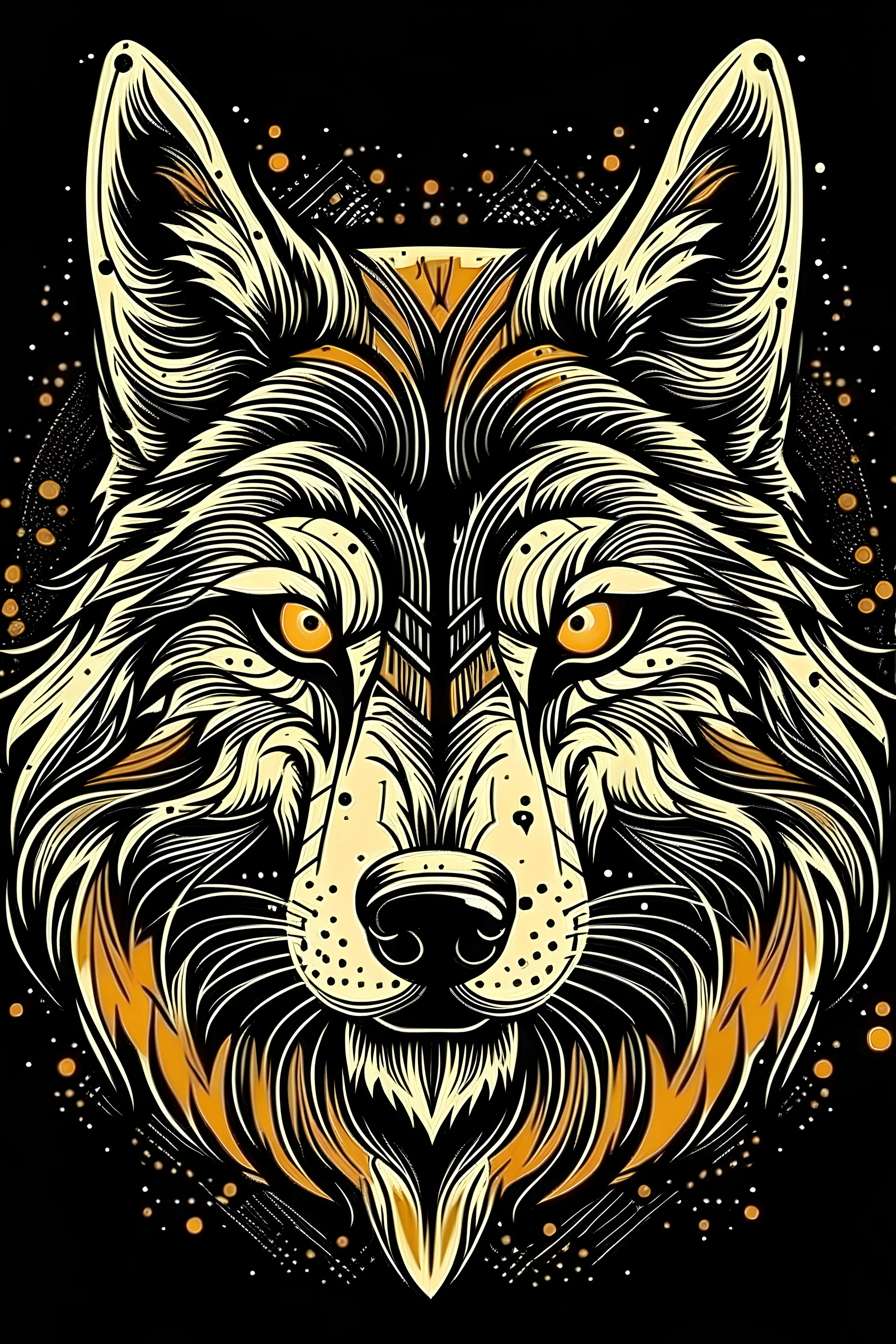 Discover the Perfect animal vector art wolf, Front Cover Design logo.