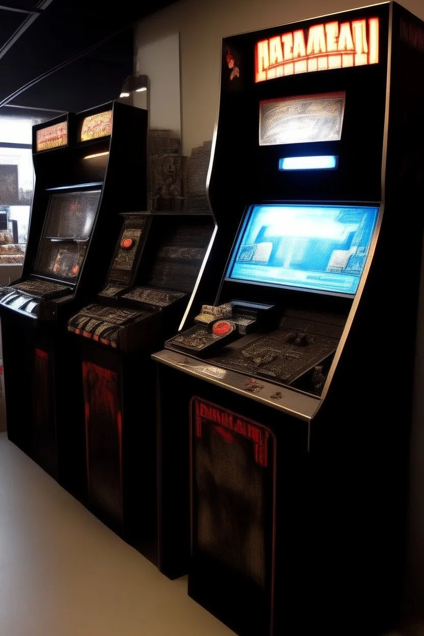 Heavy metal arcade.