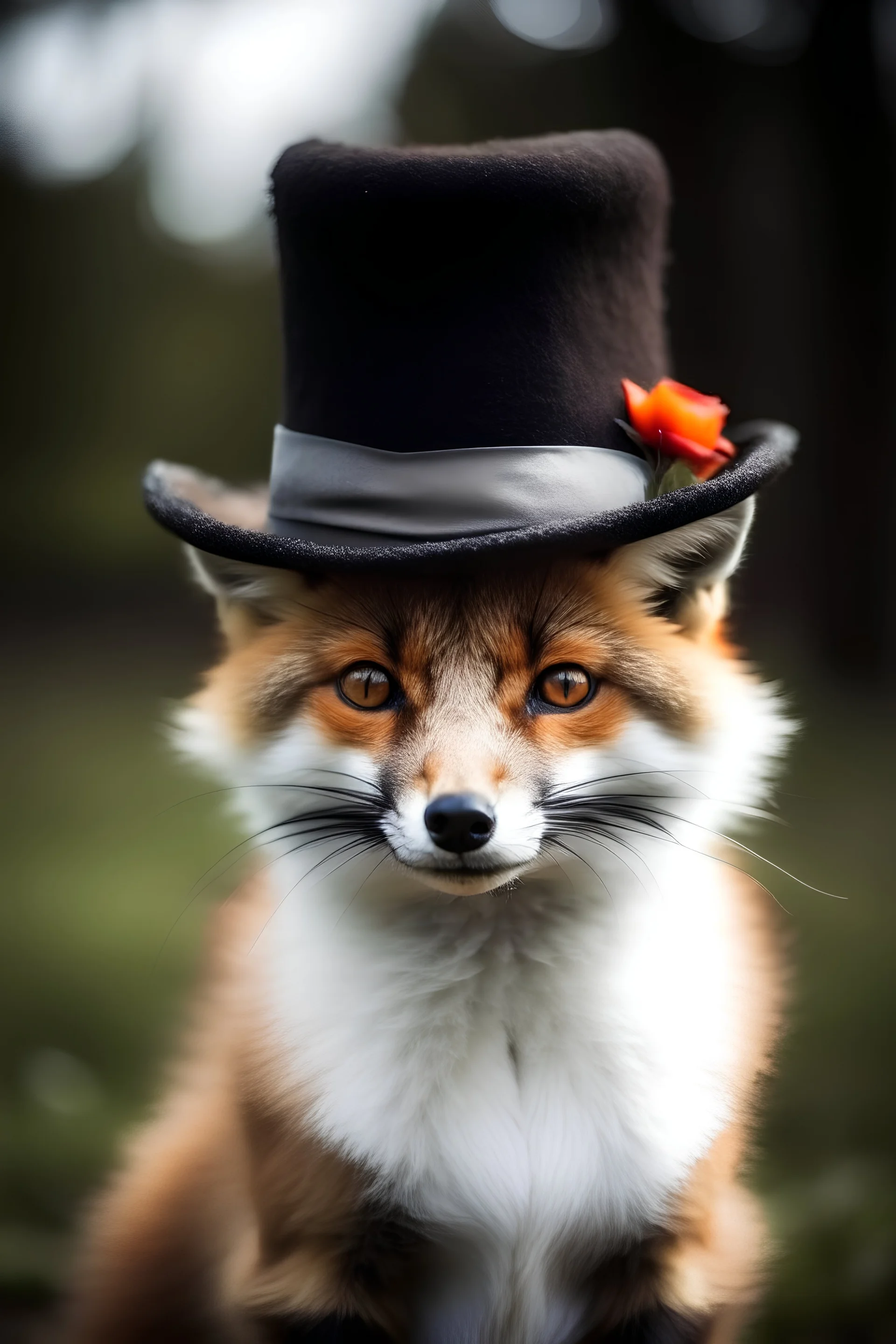 Fox with hat
