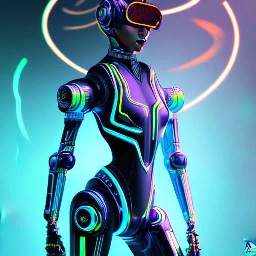 cyberpunk, robot, tron, anime, manga, masterpiece