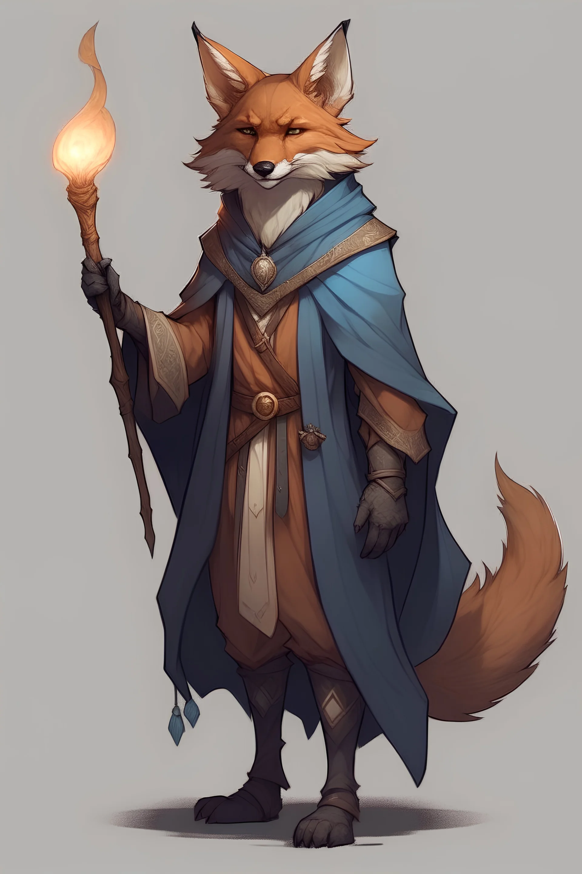 fox humanoid wizard dnd