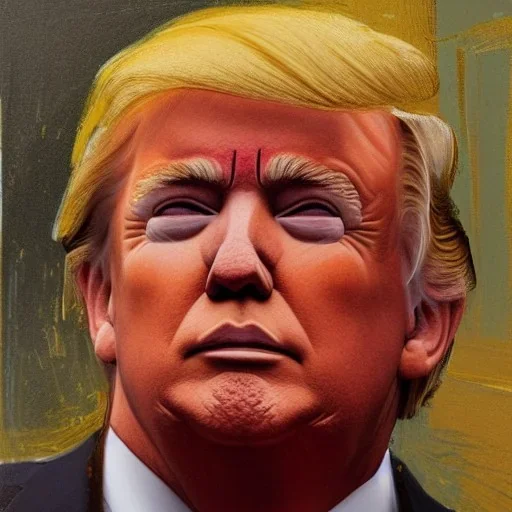 Portrait of Donald Trump