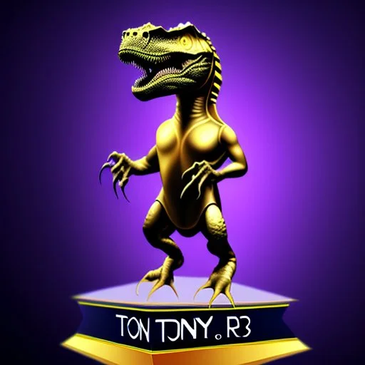 A dinosaur wins a Tony Award