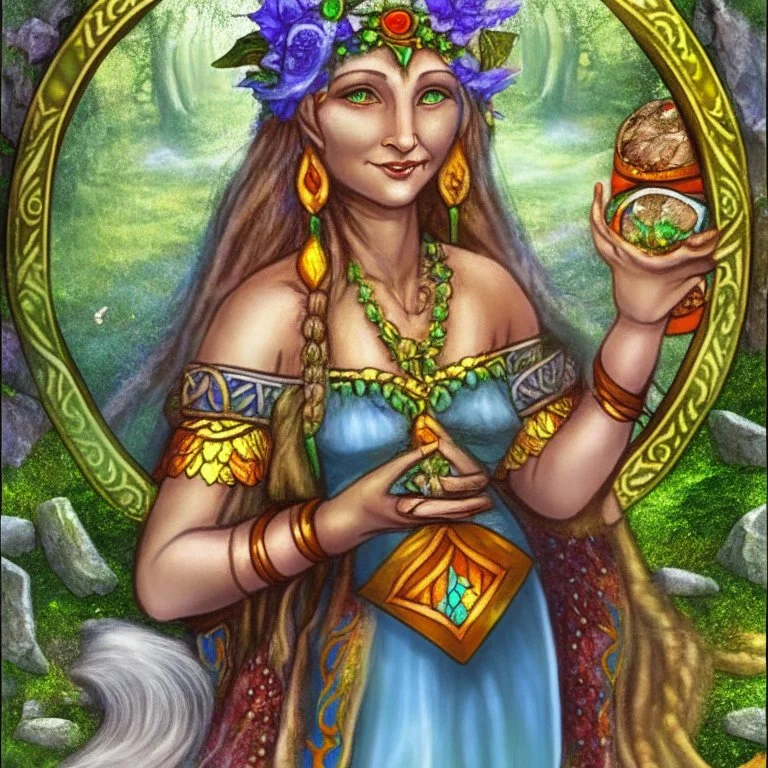 Cassavara - The Goddess of Change, Luck and Fortune, Patron of Halflings and Gnomes Lady Luck