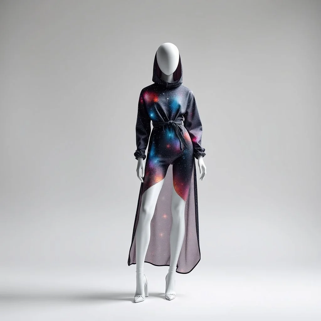 A fashion model of galactic size.
