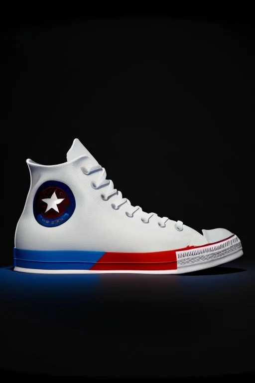 A converse sneaker, superman all over sneaker