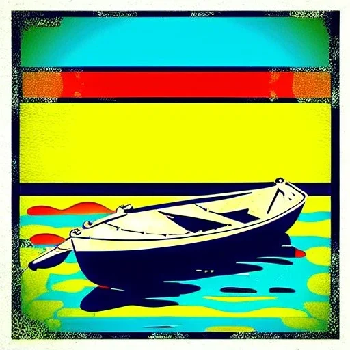 boat pop art