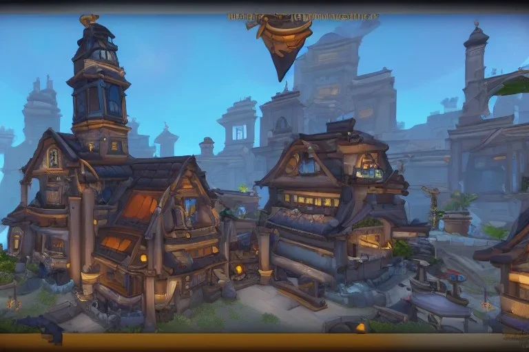 Torchlight 2 architecture concept in overwatch