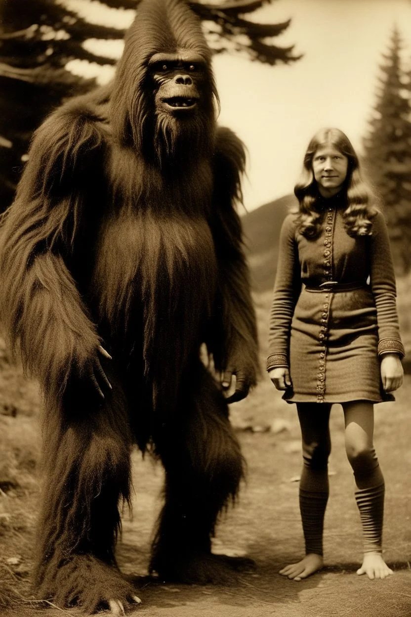 marjorie taylor greene as a sasquatch