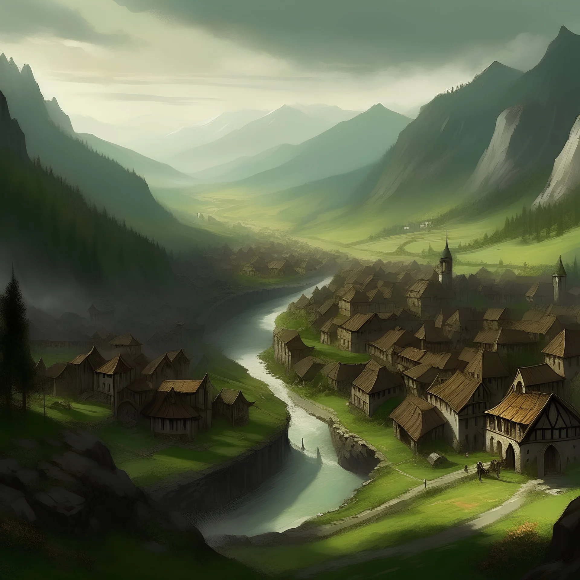 small city valley