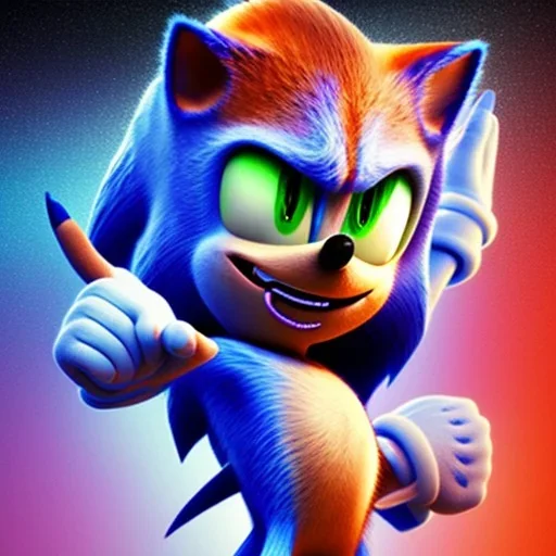 sonic en mode vitesse