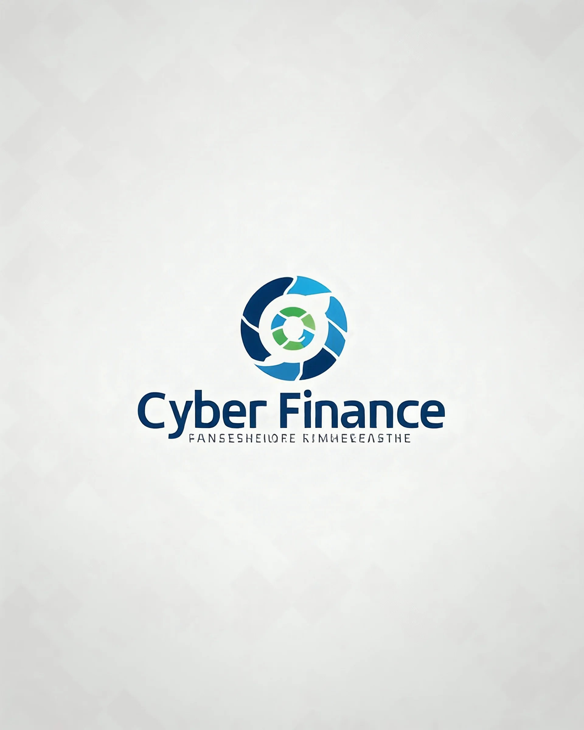 Cyber Finance logo Simple, easy and beautiful logo