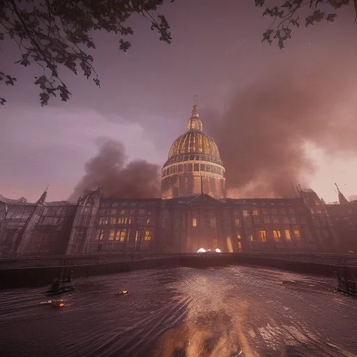 Des banquit attaquent en meute le siege du parlement européen en feu