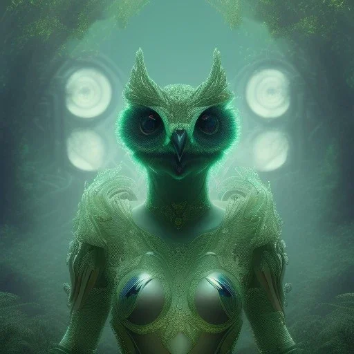 intricate details, realistic, octane, unreal engine, portrait, natural lighting,full body green diomand,insanely,nightclub, delicate detail,lighting, elegant, blue neon wearing,neon lighting, detail, bokeh, fantasy art style, volumetric lighting, extreme detail, Photorealism, High detail, Hyper realistic Owl in forest, macro lens blur,abstract paint, cinematic, cinema4d, HDR, 8k