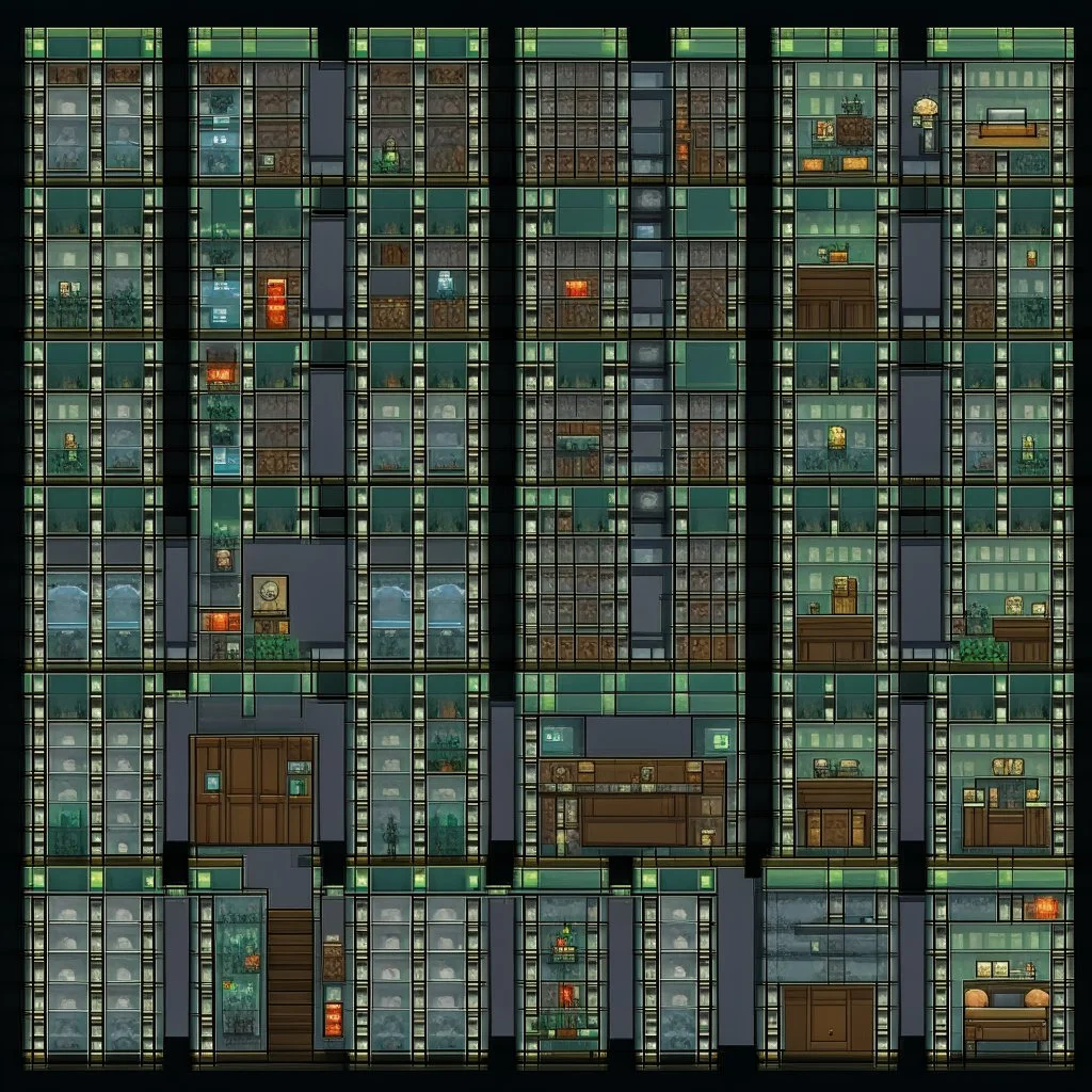 sprite sheet walls, rimworld style