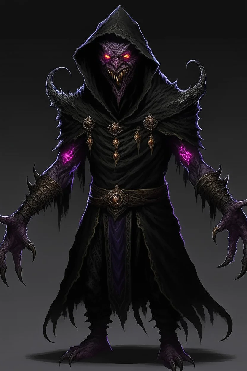 wizard demon monster humanoid dark