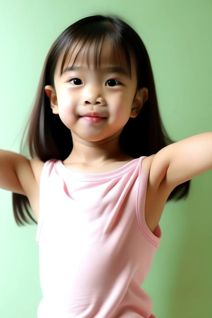 Girl kids armpit