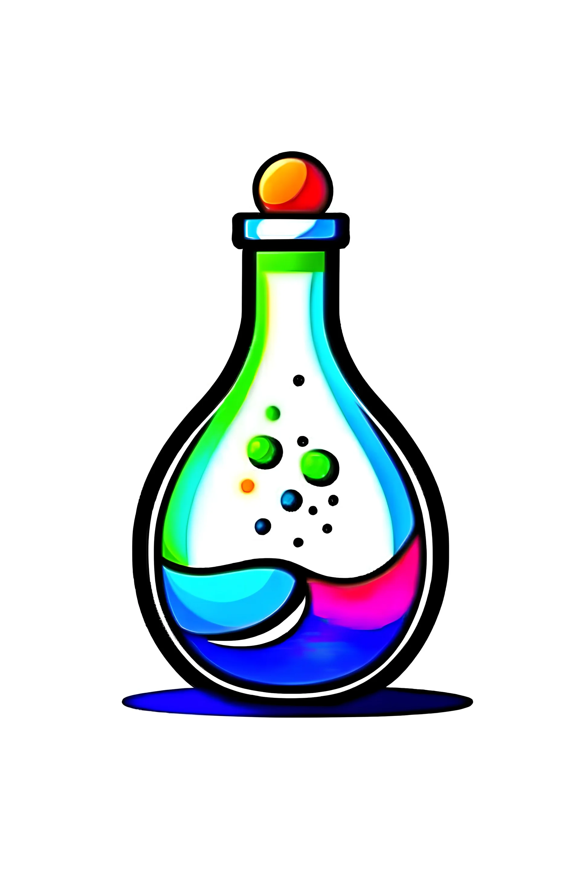 the bottle logo design.there use to education software logo