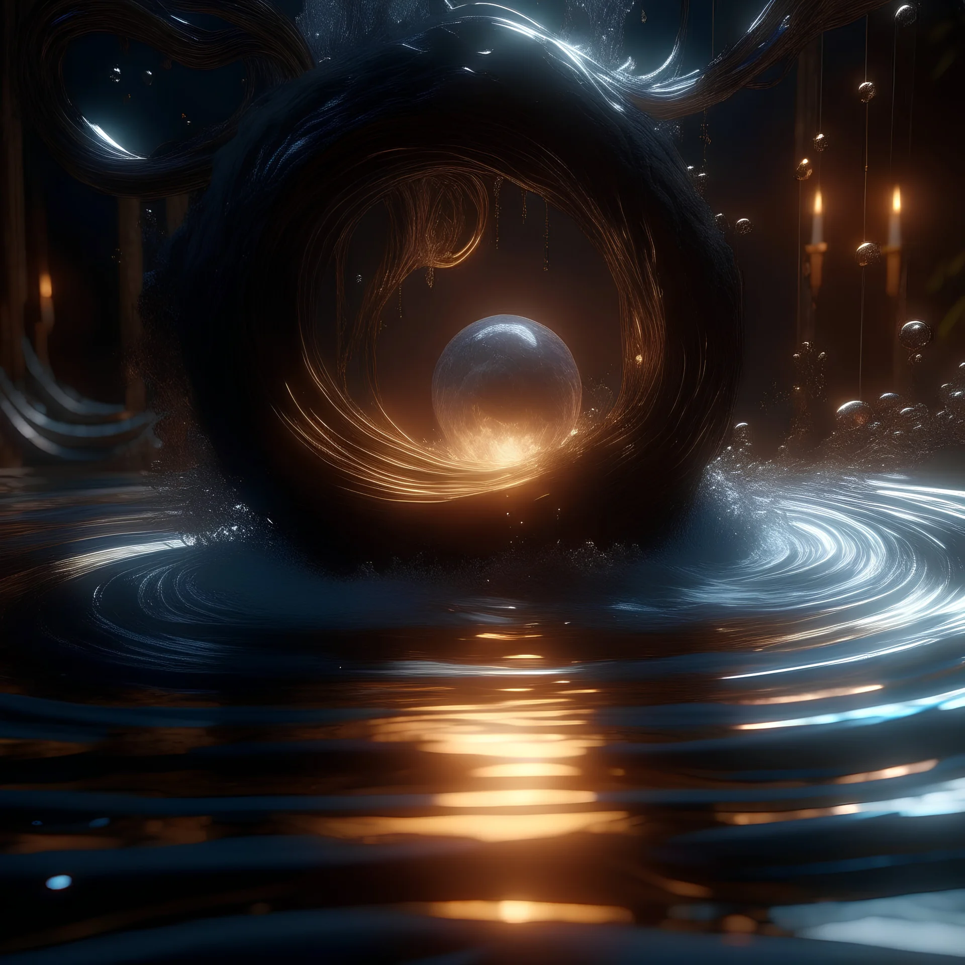 Soul, Water, Esoteric, Halcyon, Inchoate, 8k octane rendered, unreal engine, high resolution, high contrast, cinematic lights, photorealistic, 3d