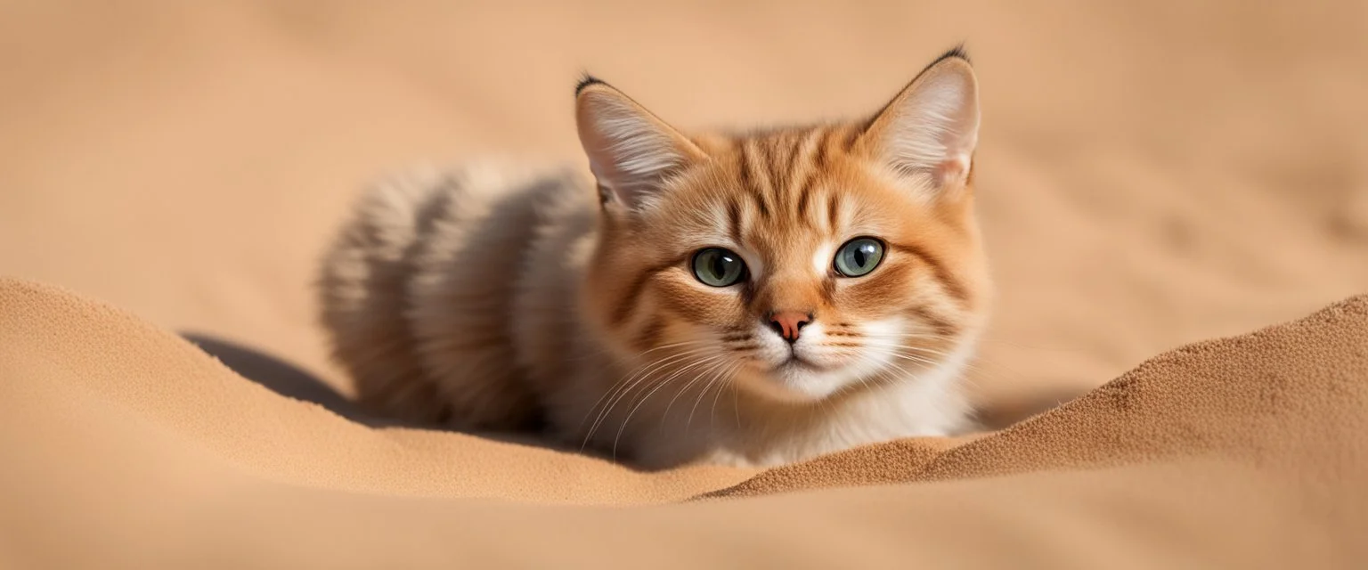 rocket ship sand cat in burrow
