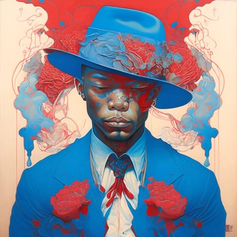 portrait of gangsta by james jean