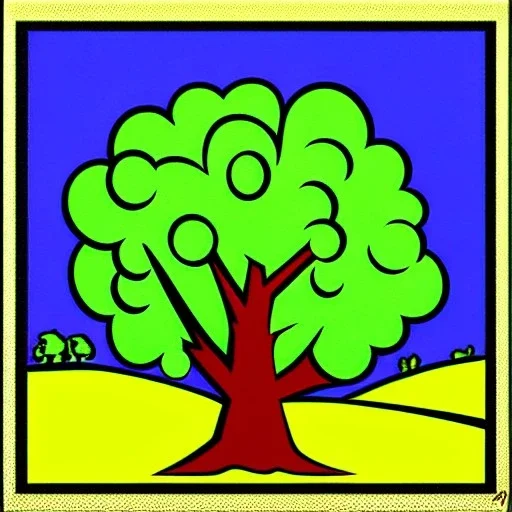 tree pop art