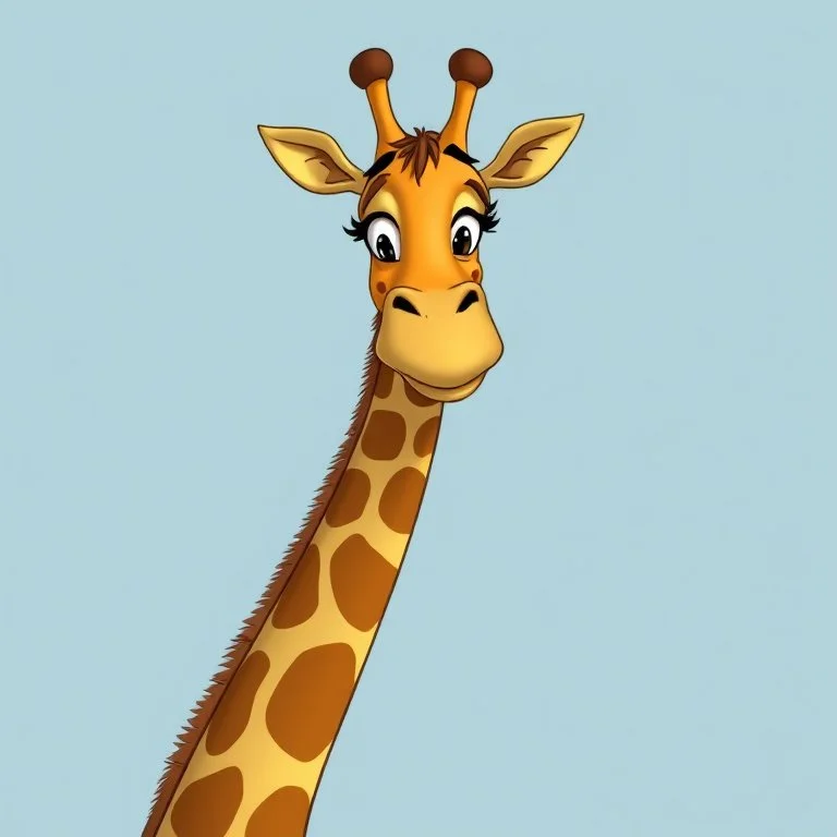 a character of a giraffe , hanna&barbera style