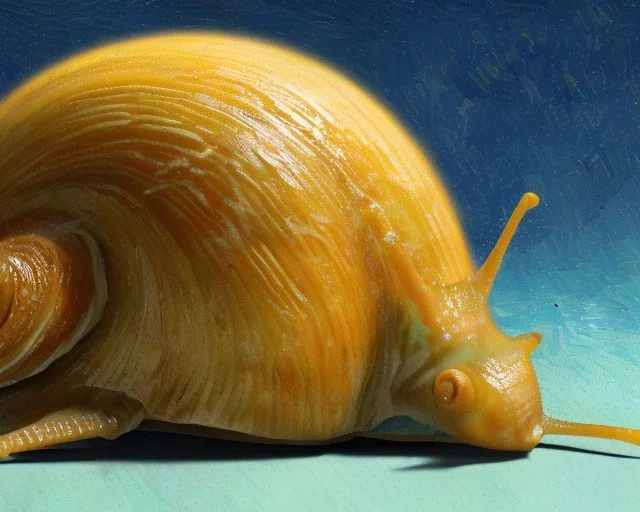 Portrait of a Snail by Van Gogh