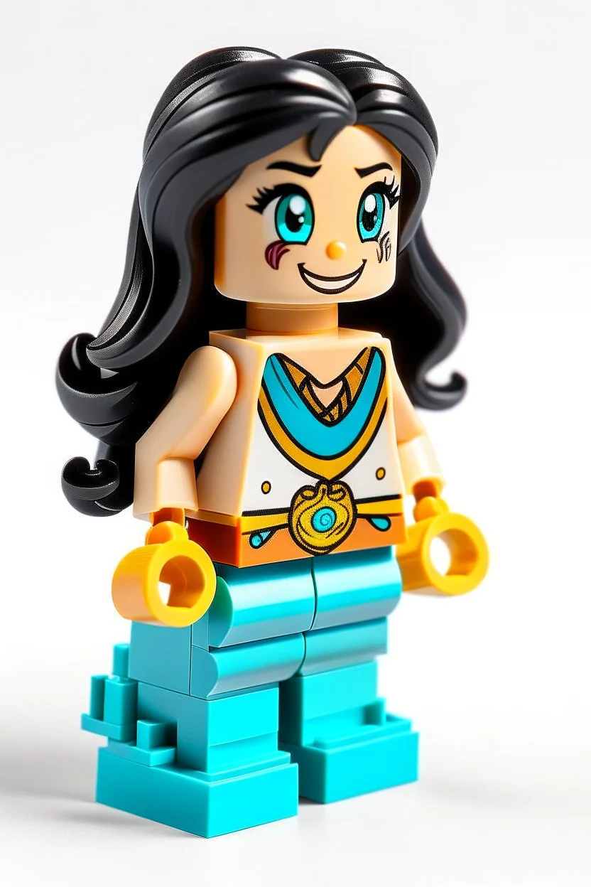 A Lego Disney princess jasmine minidoll