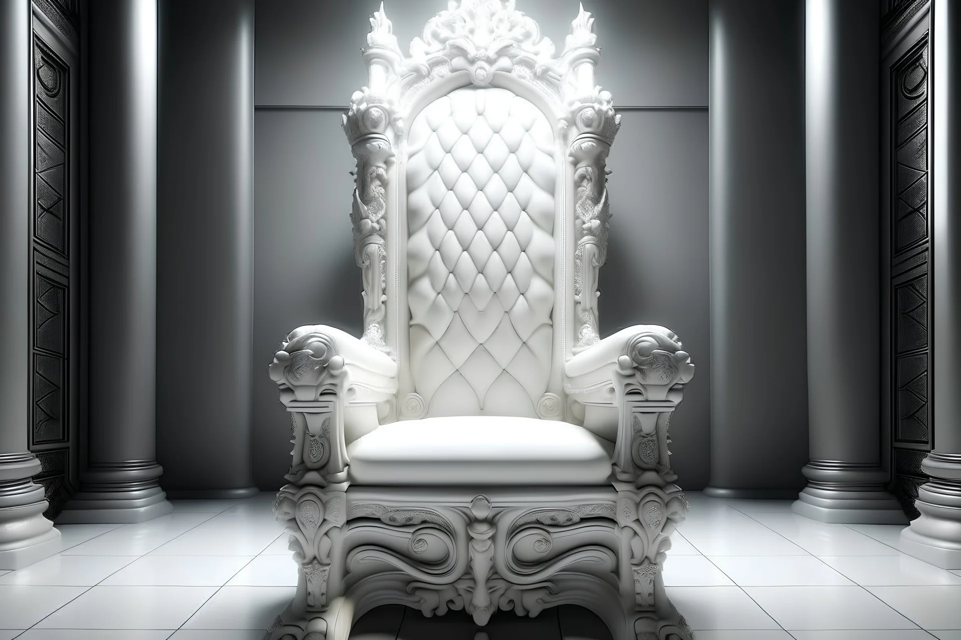 trono branco