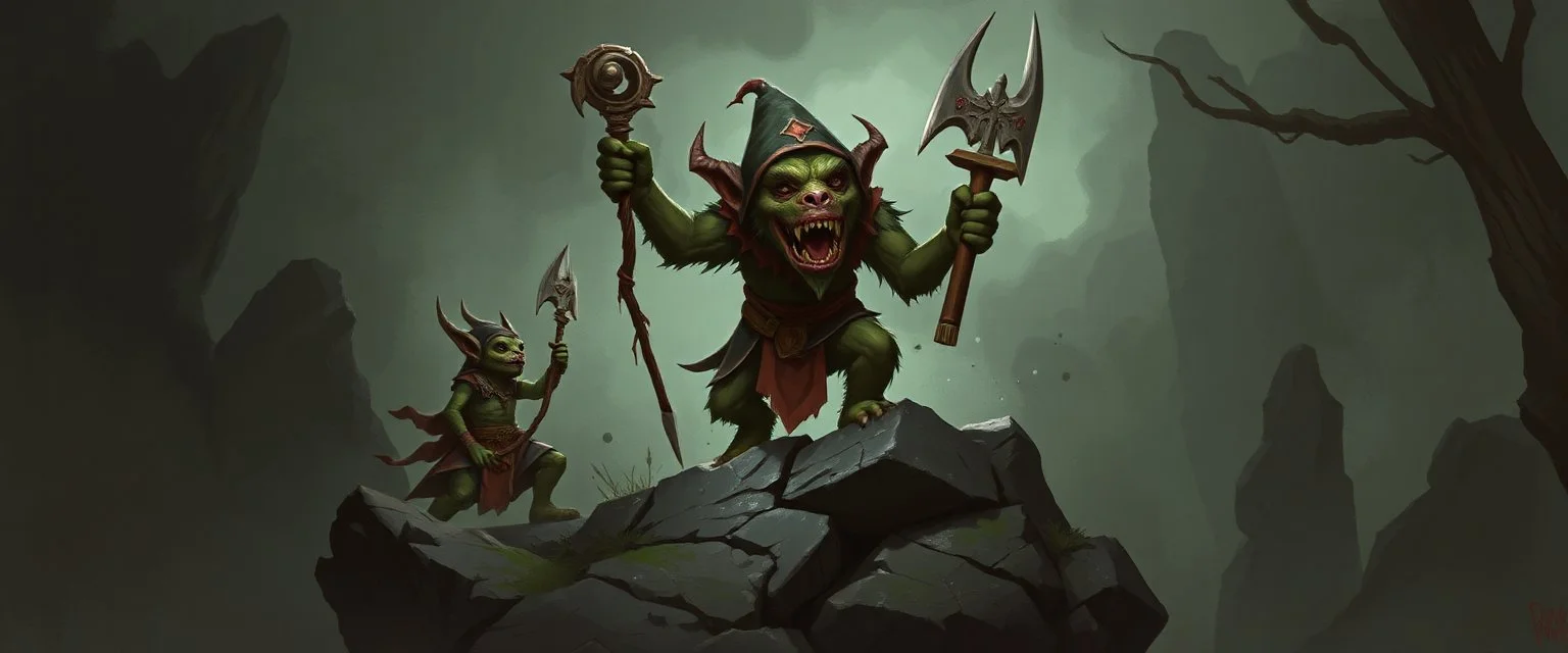 drop bear kobold goblin rock priest