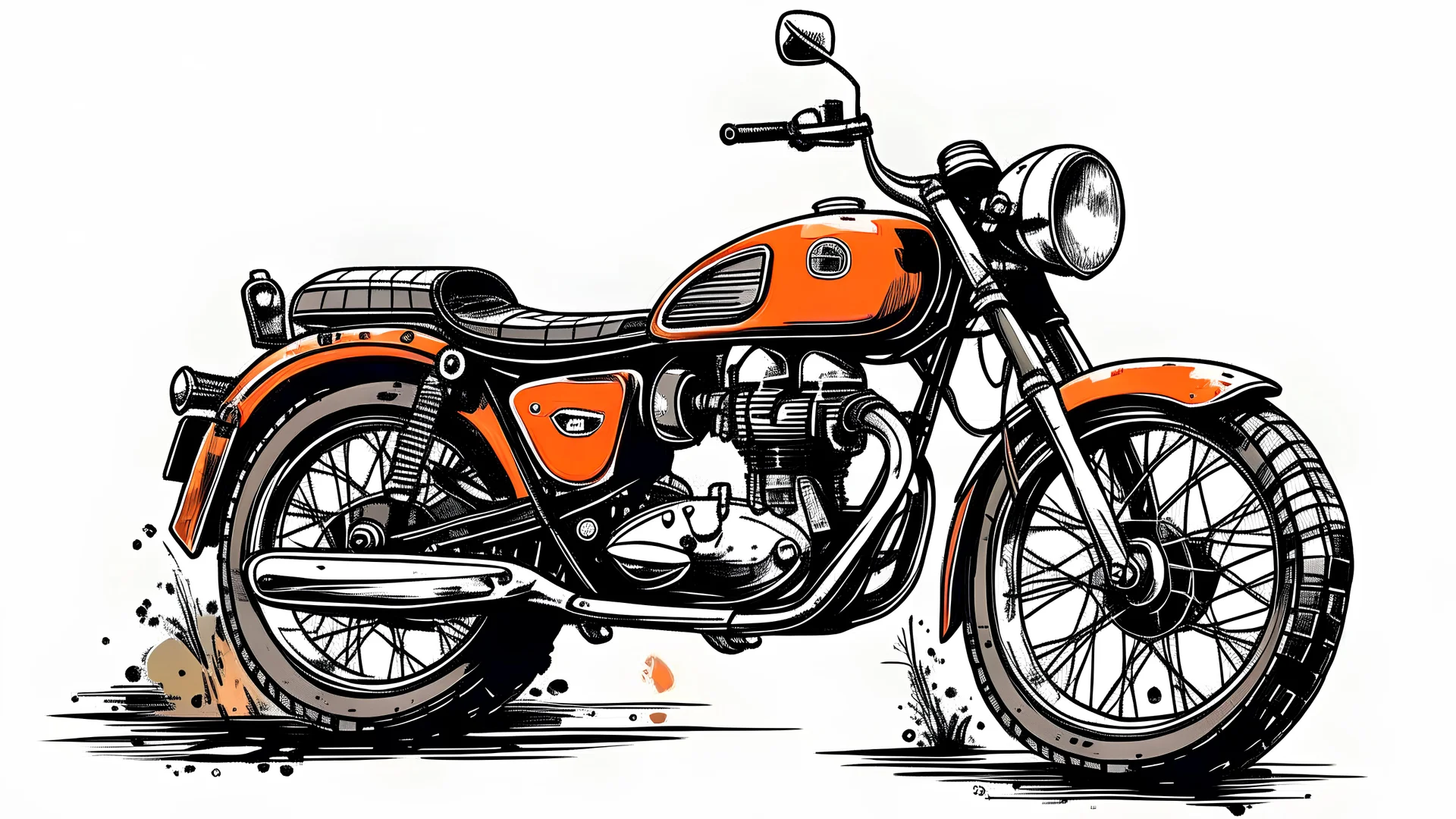 motorcycle illustration