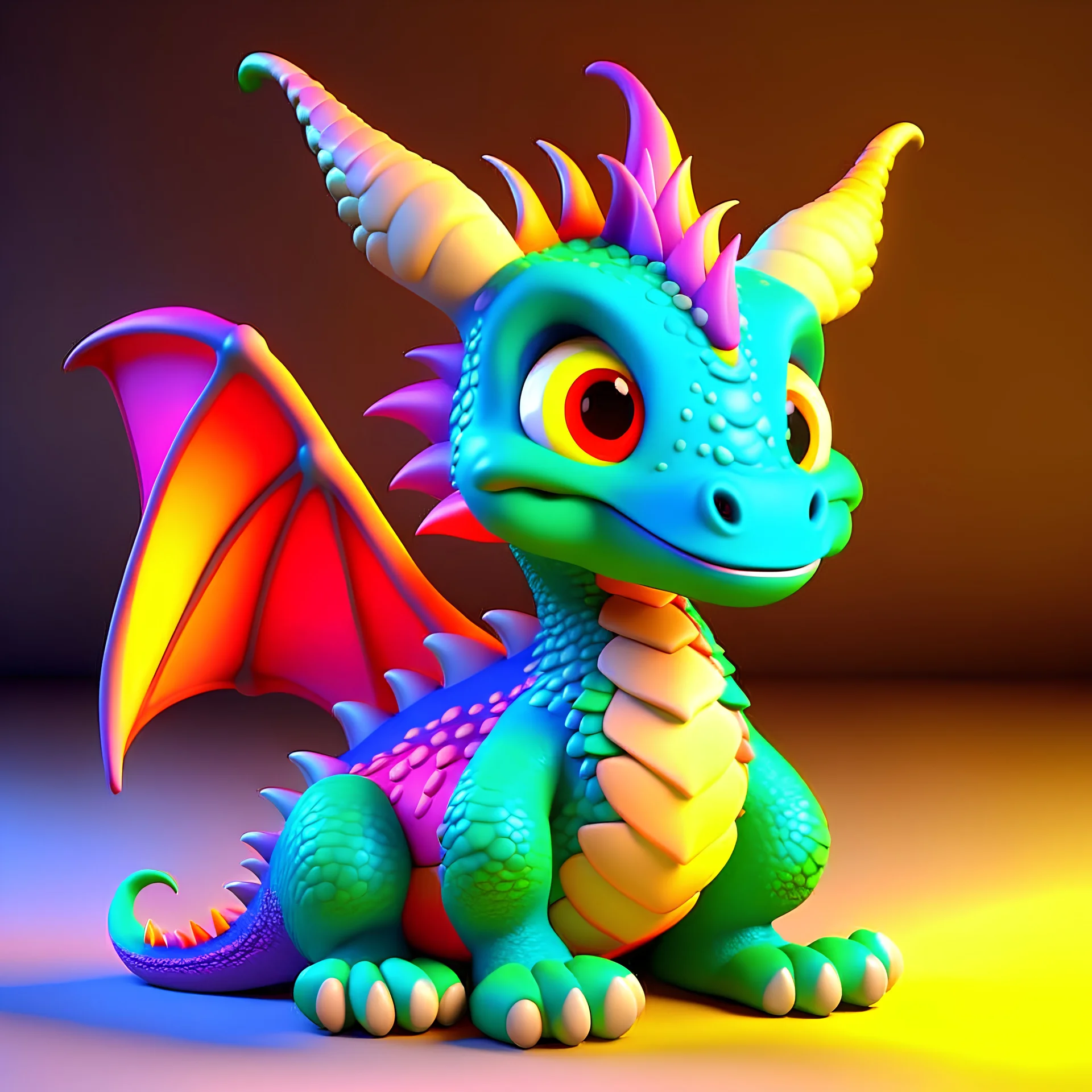 cute dragon 3D