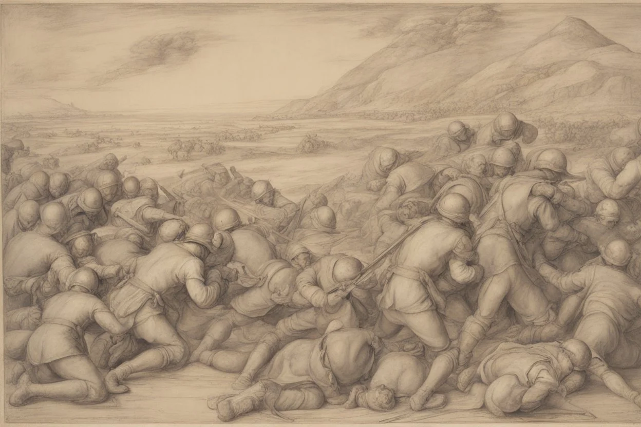 battlefield by andrea del sarto