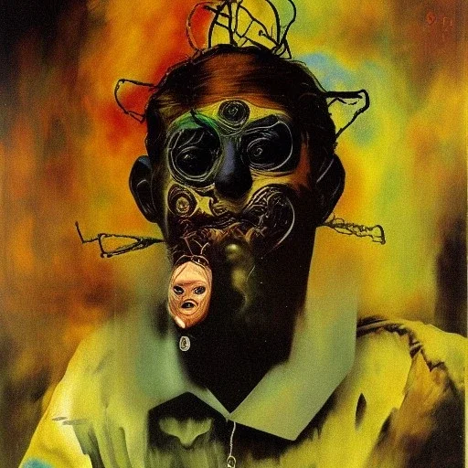 Portrait of Corey Tailor Slipknot by Salvador Dali