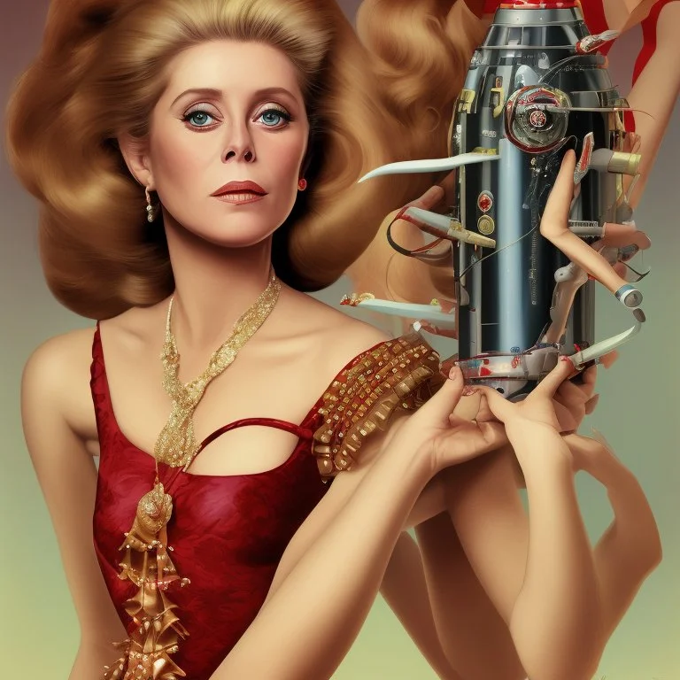 Catherine Deneuve as a Rockette