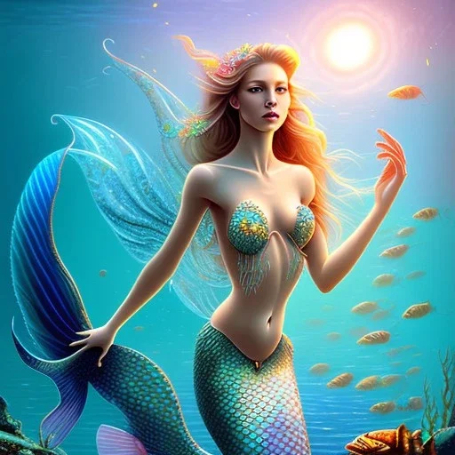 Beautiful mermaid