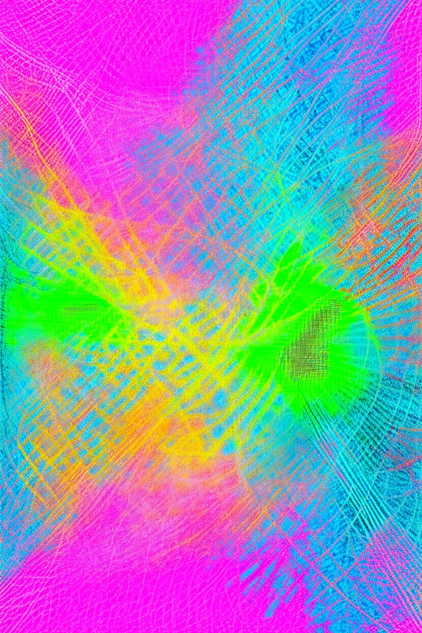 AI Synthetic Data Derangement Syndrome; Digital Art; Ink Wash on an abstract of bright Pastel Chalk.