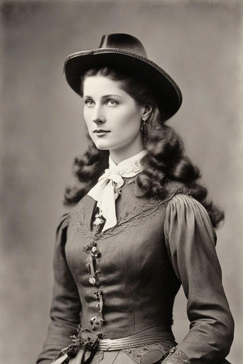 You can’t talk about the ladies of the Wild West without Annie Oakley. At the height of her fame, Annie was a headliner in Buffalo Bills’ Wild West Show. Widely known as “Little Sure Shot” Oakley, she was an incredible sharpshooter and world-renowned master of dangerous trick shots. She could shoot a cigar from the lips of willing participants, and hit targets over her shoulder using only a mirror to aim.