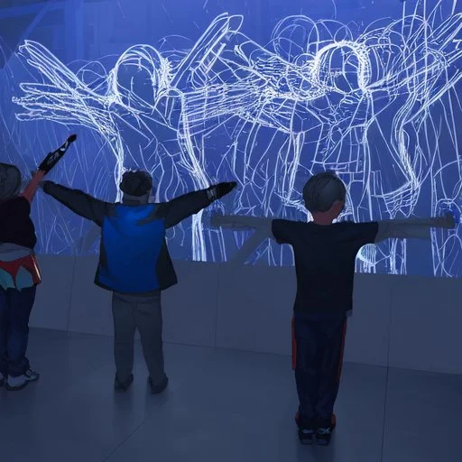 Lisbon, video mapping, virtual reality, mixed reality, children, workshop