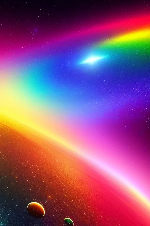 Beautiful ufos, galactic, rainbows, detailed golden galactic suit, high rank, cosmic happiness, bright colours, blue, pink, gold, jewels, realistic, real photo, bright and sunny background, very detailed, high contrast,