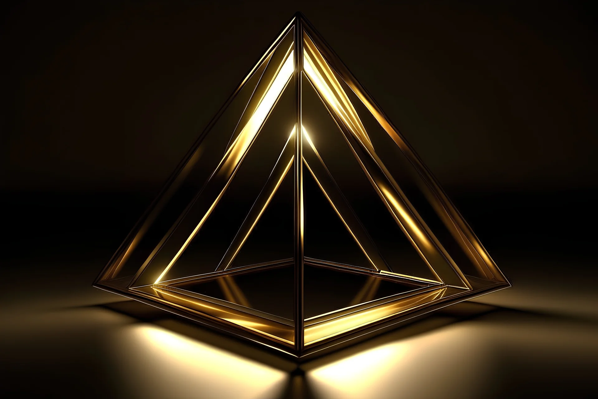 tetrahedron made of light in 4 dimensions