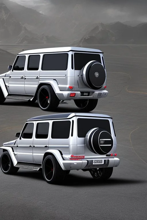 G-Class hyper sport fusion, Rear View, 4K, Ultra Realistic