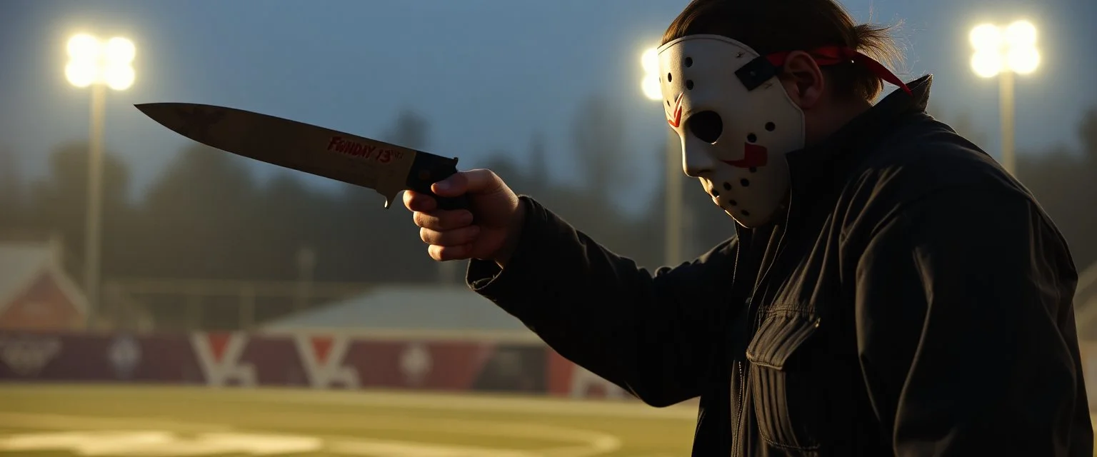 michael myers friday 13th knife gun olympic games