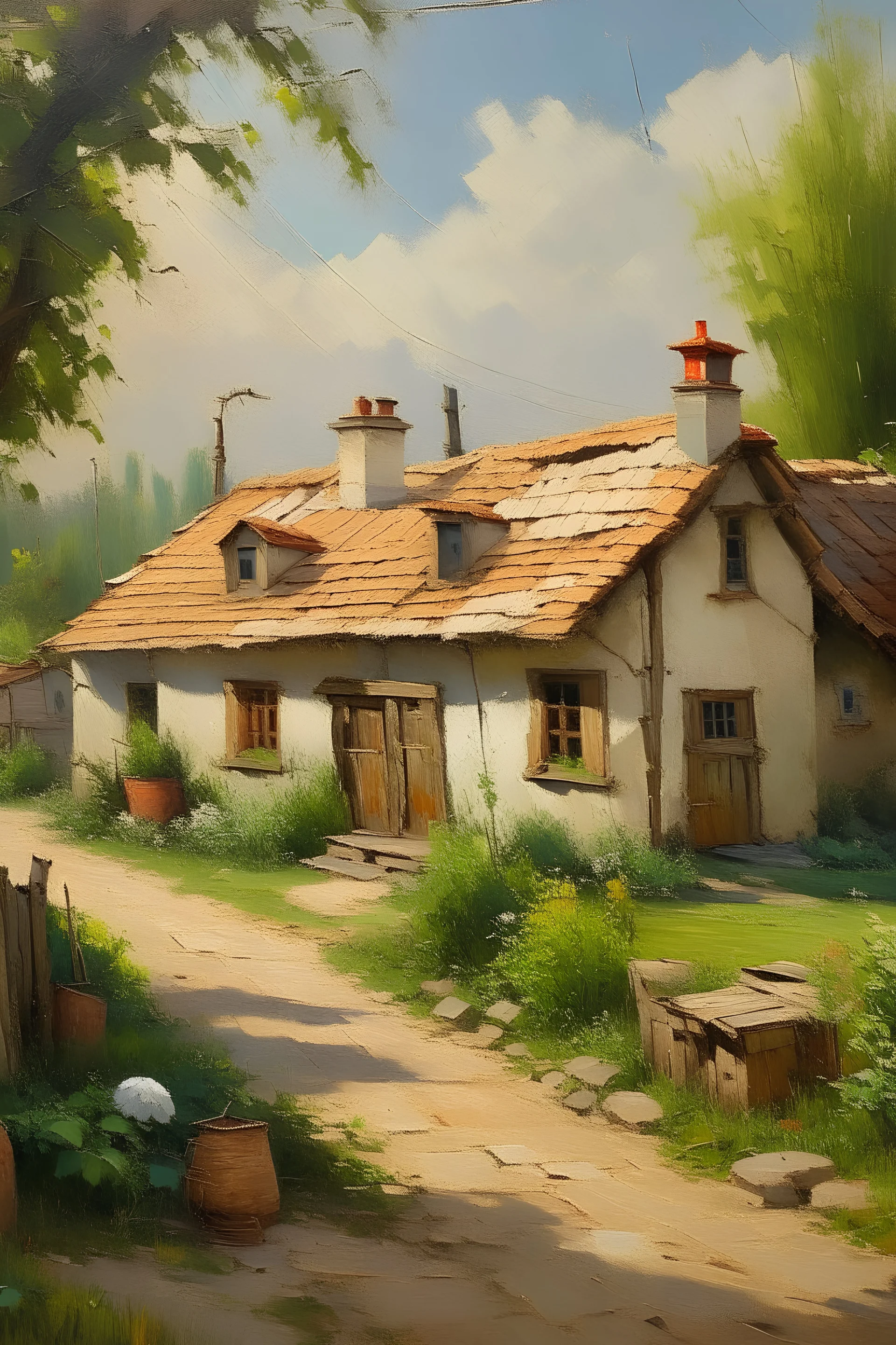 Home in the village