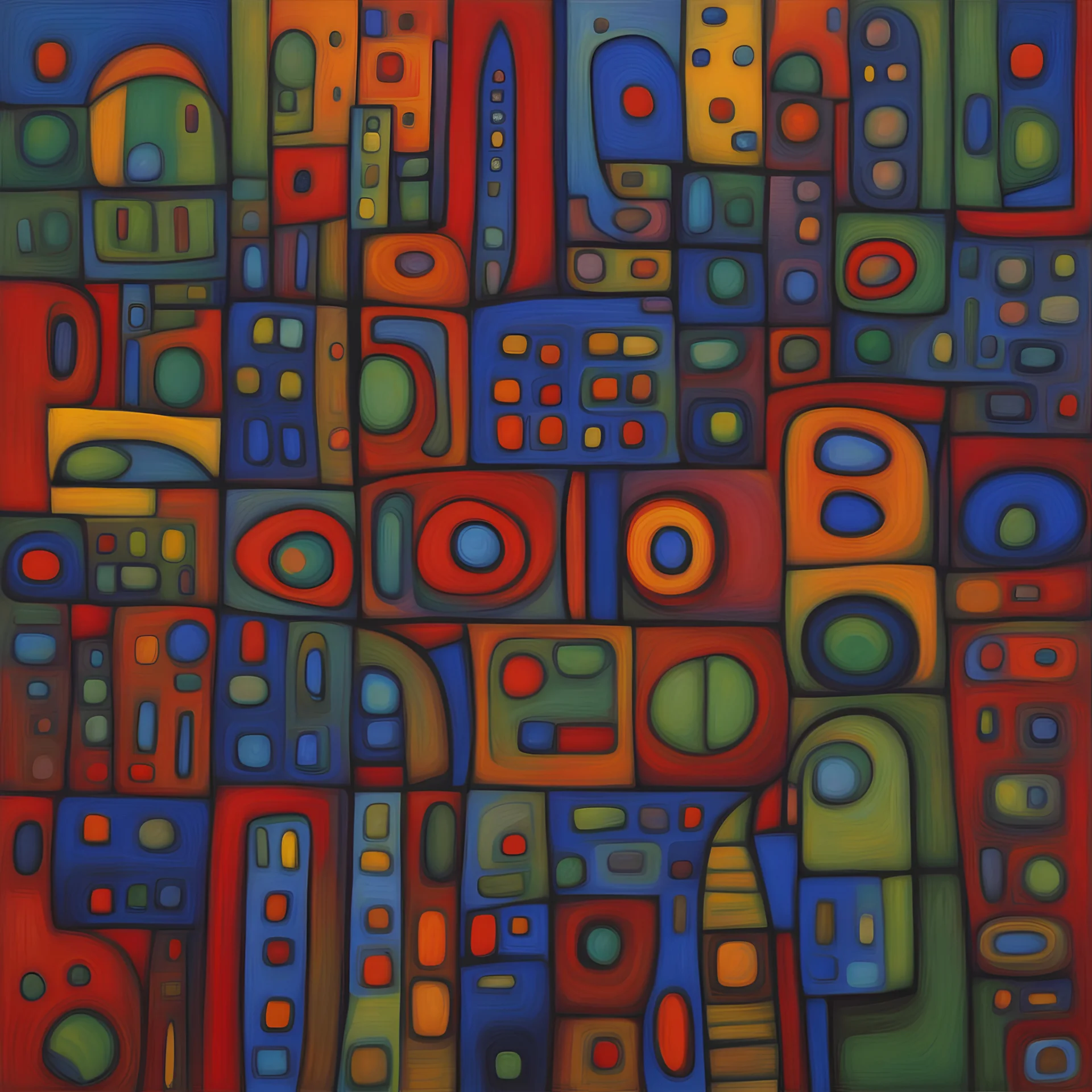 Everyone knows that paintings contain worlds you can fall into; Abstract Art; Hundertwasser