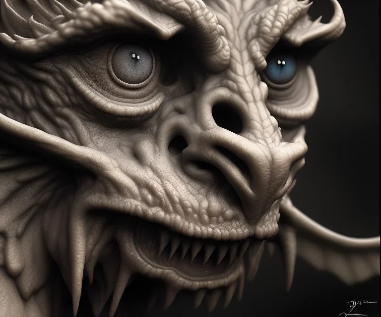 Back lit photo of a Gargoyle, detailed, photo realistic, cinematic, by drew struzan