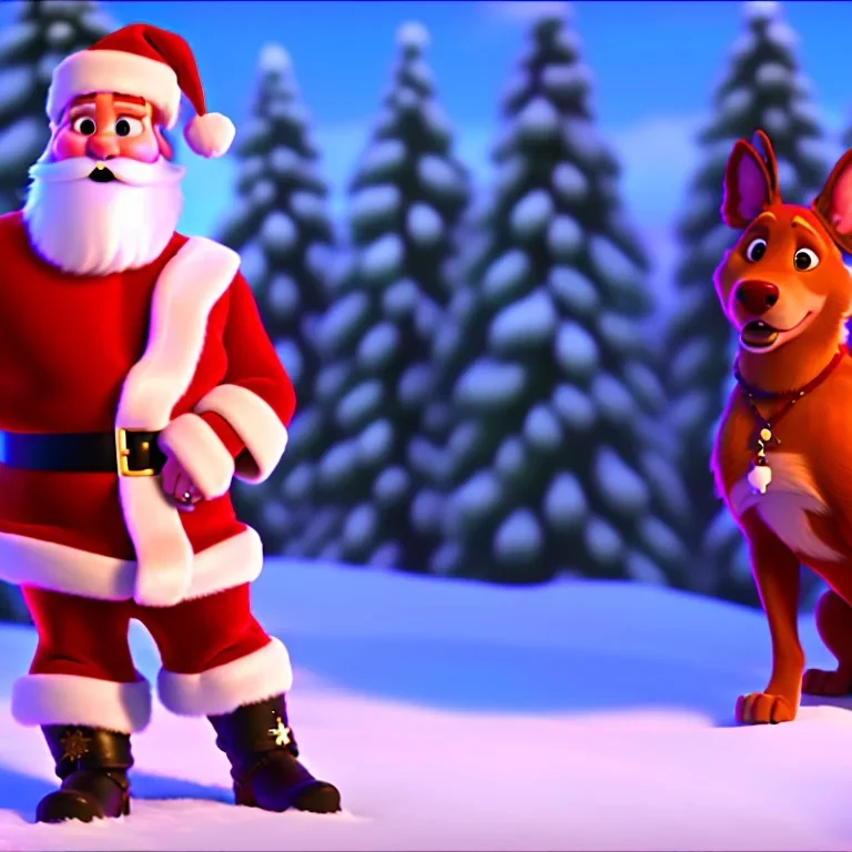 Dog Santa