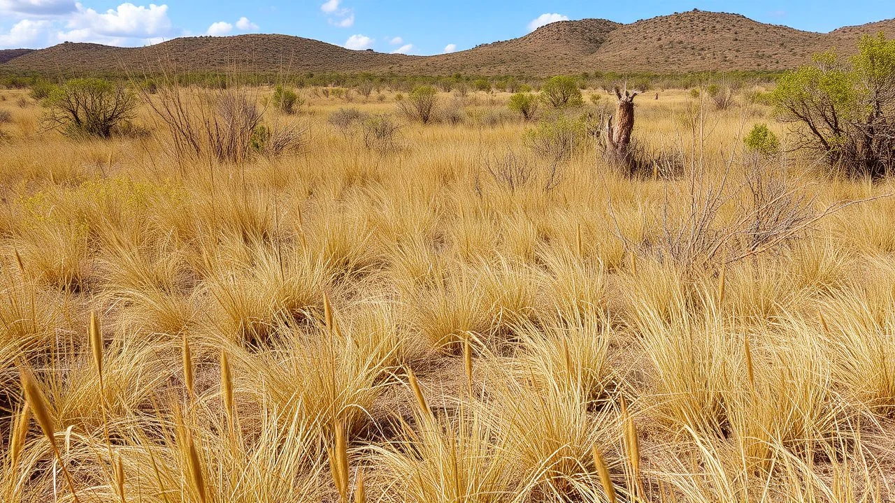 Temperature: 5, temperate Rugosity: 5, gentle Virality: 7, lush Depth/Height: 3, tall Water Level: 1, xeric Additional Hazard: none A gritty charrapel. Sessile Lifeform(s): grasses The sky is perpetually cloudless and the heat is stifling.