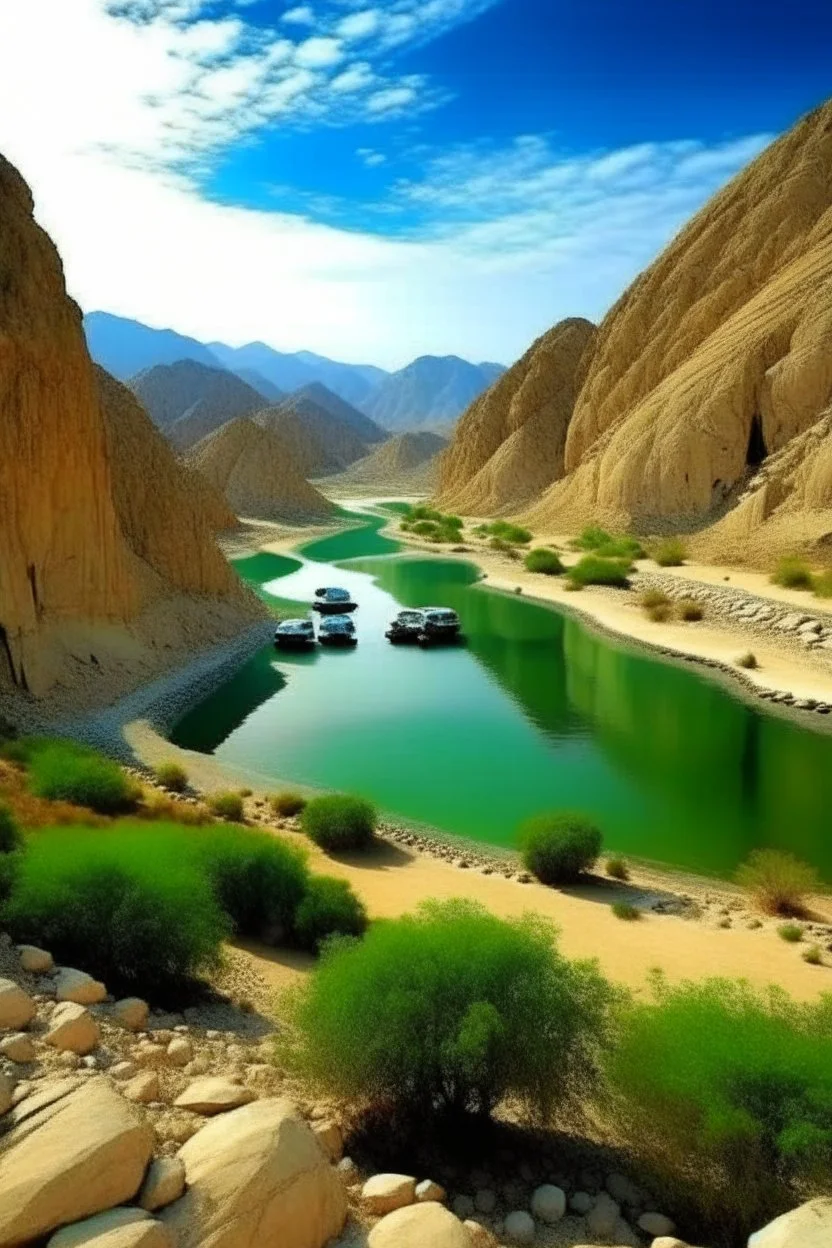 2. Create a breathtaking image of a Bolan pass Balochistan